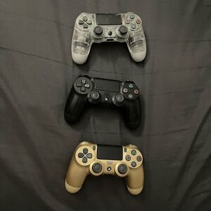 Sony PlayStation 4 PS4 controller lot of 3 for parts or repair